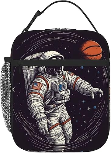 Bolsa de almuerzo con aislamiento térmico de astronauta para hombres y mujeres, reutilizable, bolsa de almuerzo para oficina, trabajo, picnic