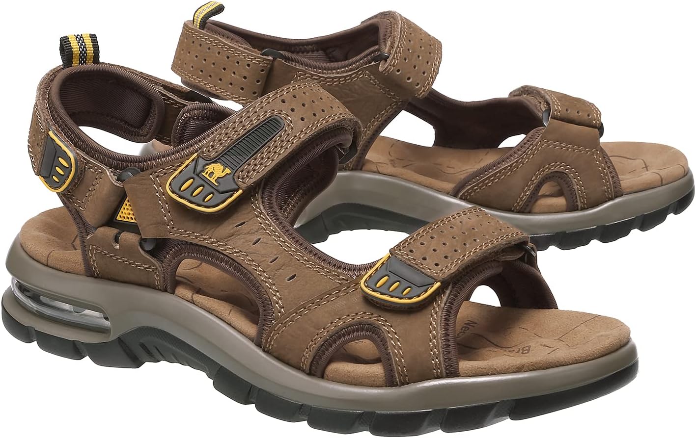 CAMEL CROWN Men's Leather Sandals for Hiking Walking Beach Treads Water Athletic Outdoor with Premium Air Cushion | Waterproof - Image 6