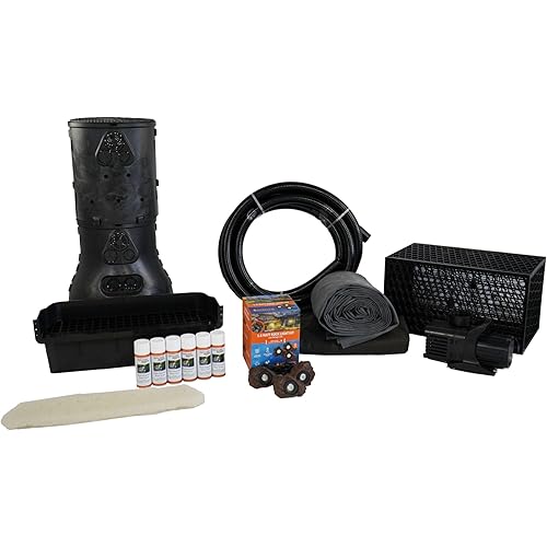 HALF OFF PONDS Savio Pond Free 10000 Waterfall Kit with MatrixBlox, 15' x 50' EPDM Liner and 10,000 GPH Pump - PMSB0