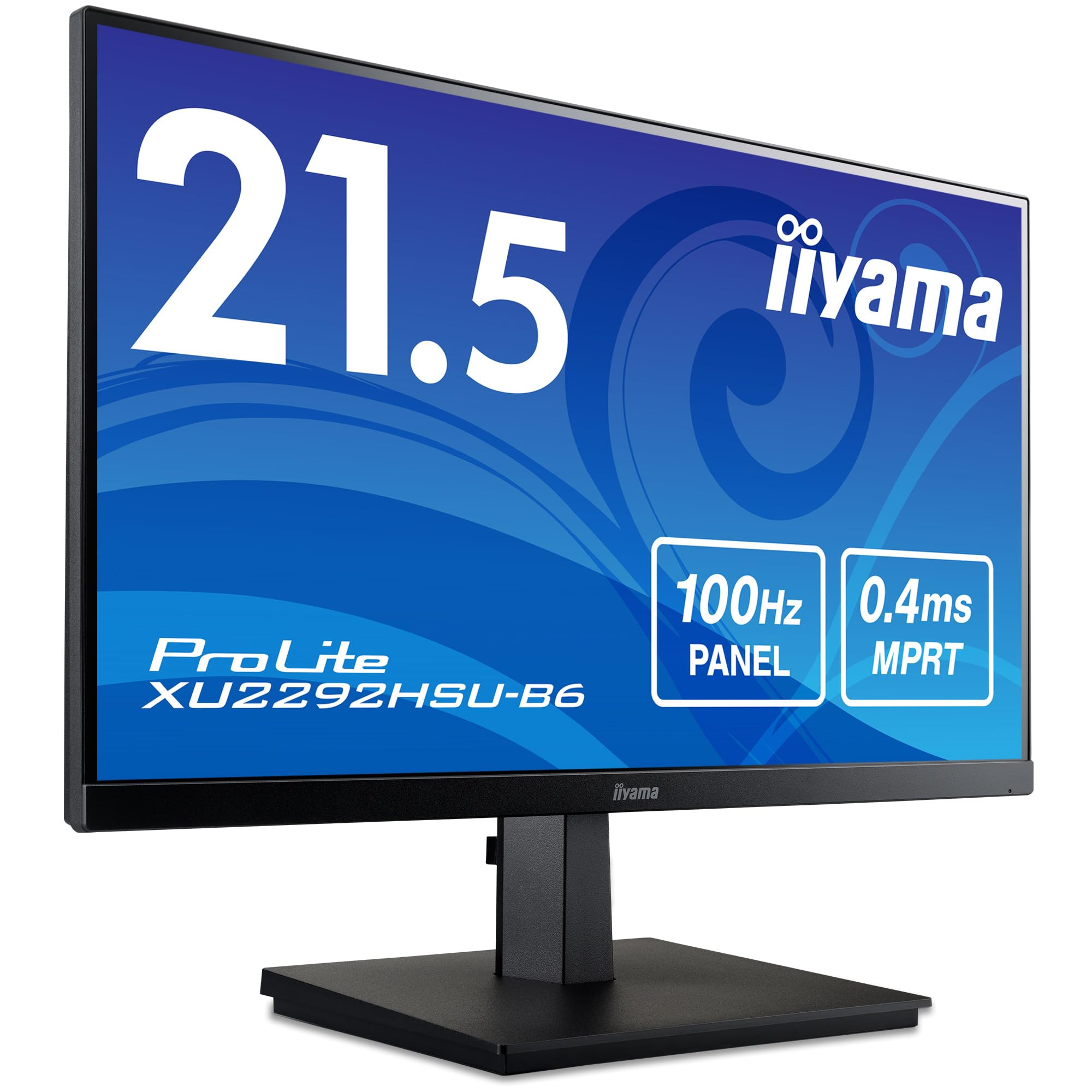 iiyama モニター ディスプレイ XU2292HSU-B6 21.5インチ フルHD IPS方式 角度調整 HDMI DisplayPort USBハブ 全ケーブル付 3年保証 国内サポート
