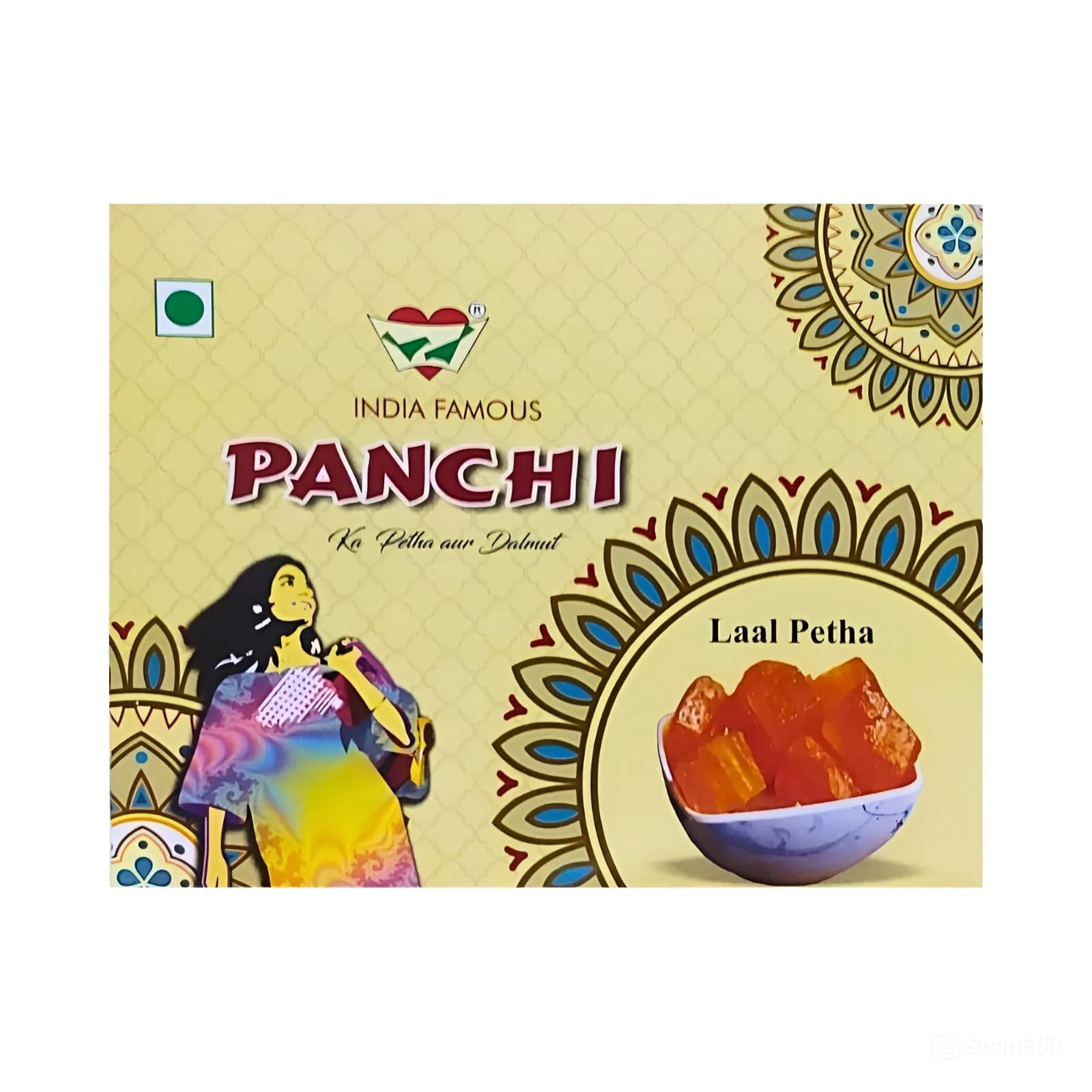 Panchi Ka Petha 400g -Original Jaggery, Agra Petha, Traditionally Made Premium Laal Petha (Since 1926), Fresh & Juicy, Authentic Gud Petha, Preservative-Free Delicious Healthy Indian Sweet