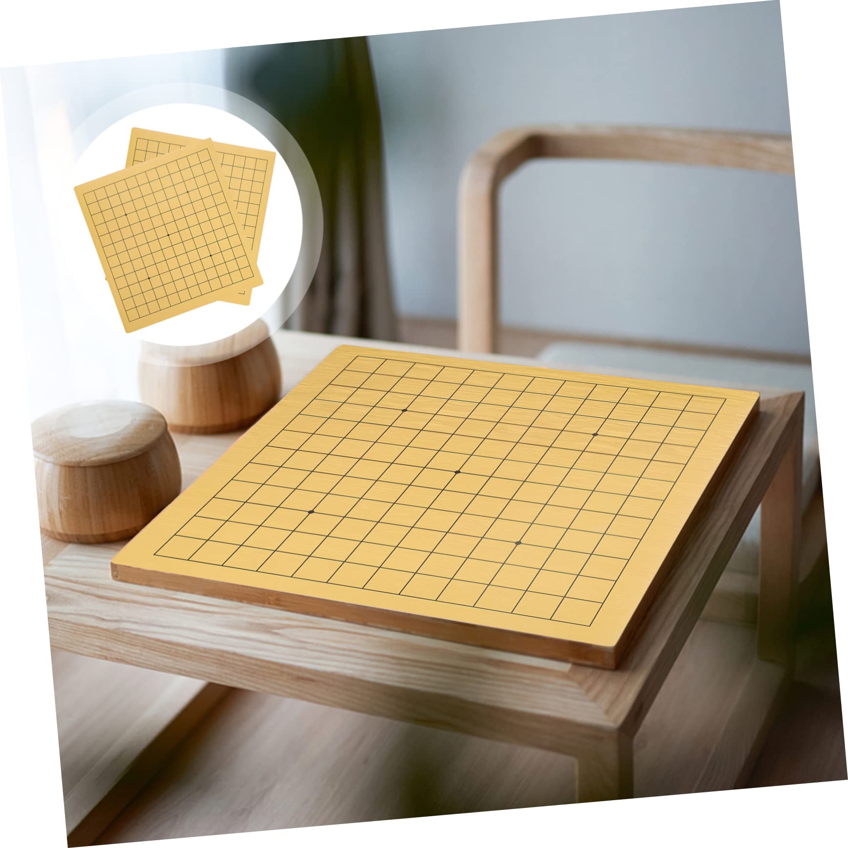 SUPVOX Tablero De Go Portátil Plegable 12.59X11.81In Juego De Mesa Tradicional Accesorio De Ajedrez Go para Niños Y Adultos Ideal para Casa Viajes Y Juegos Infantiles
