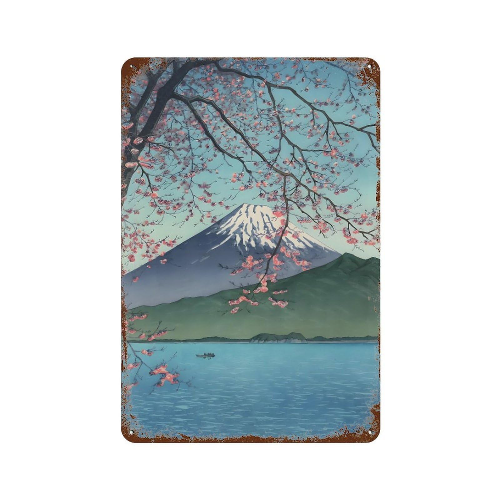 xiaoxiaoshen Artist Kawase Hasui (18) Wall Decor Art Metal Tin Poster Modern Home Decor Art Home Bar Shop Decorations Vintage Sign 30x20cm