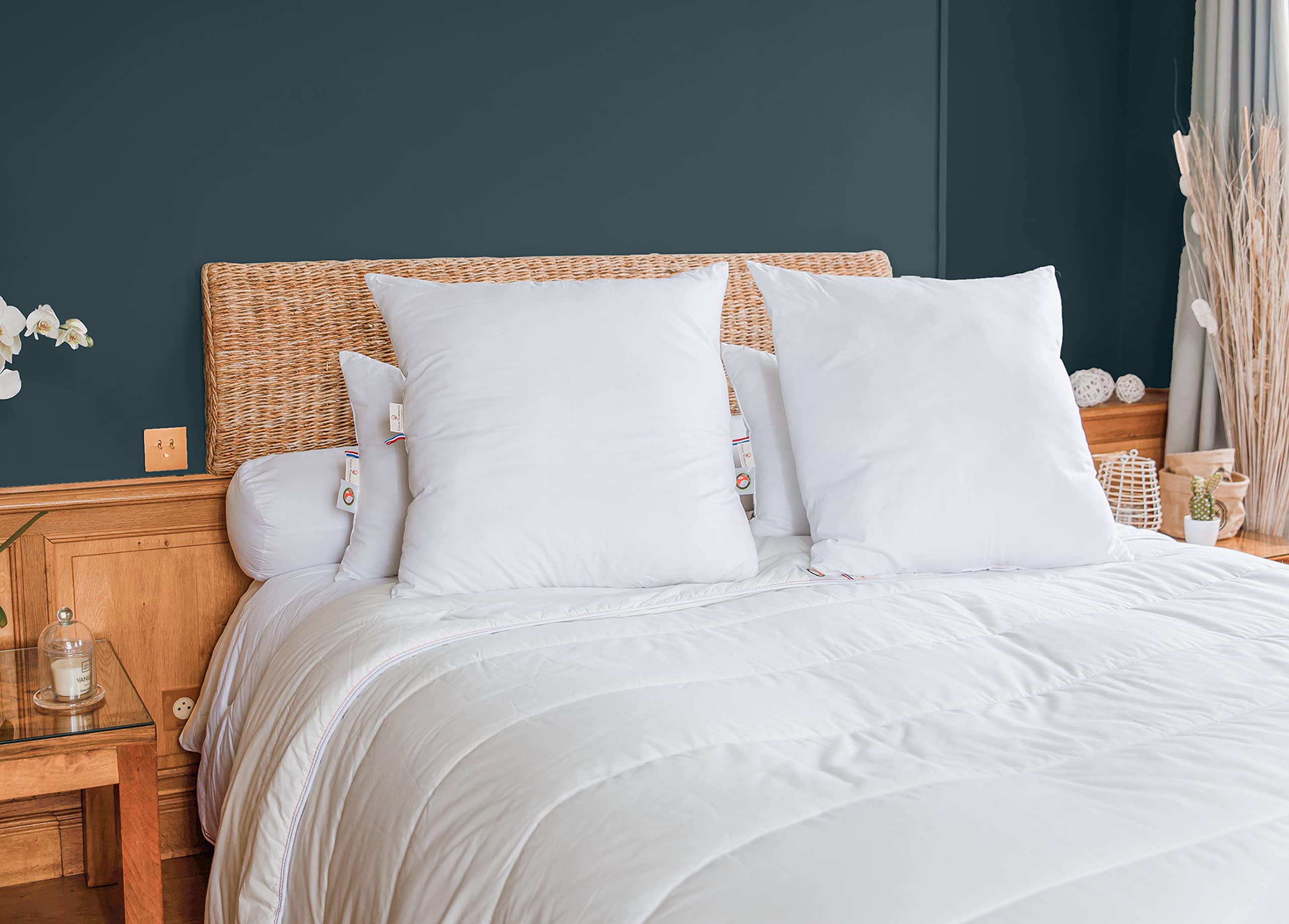 COLAS NORMAND 4-Jahreszeiten-Bettdecke – 2 Decken In 1, 100% Baumwolle, 260x240 Cm – Für Sommer, Winter & Dazwischen