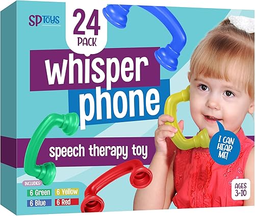 16 teléfonos de lectura paquete de 16 con comentarios auditivos susurros de teléfono manipulativo para el aula, herramienta de juguete de terapia disponible en Yaxa Guatemala