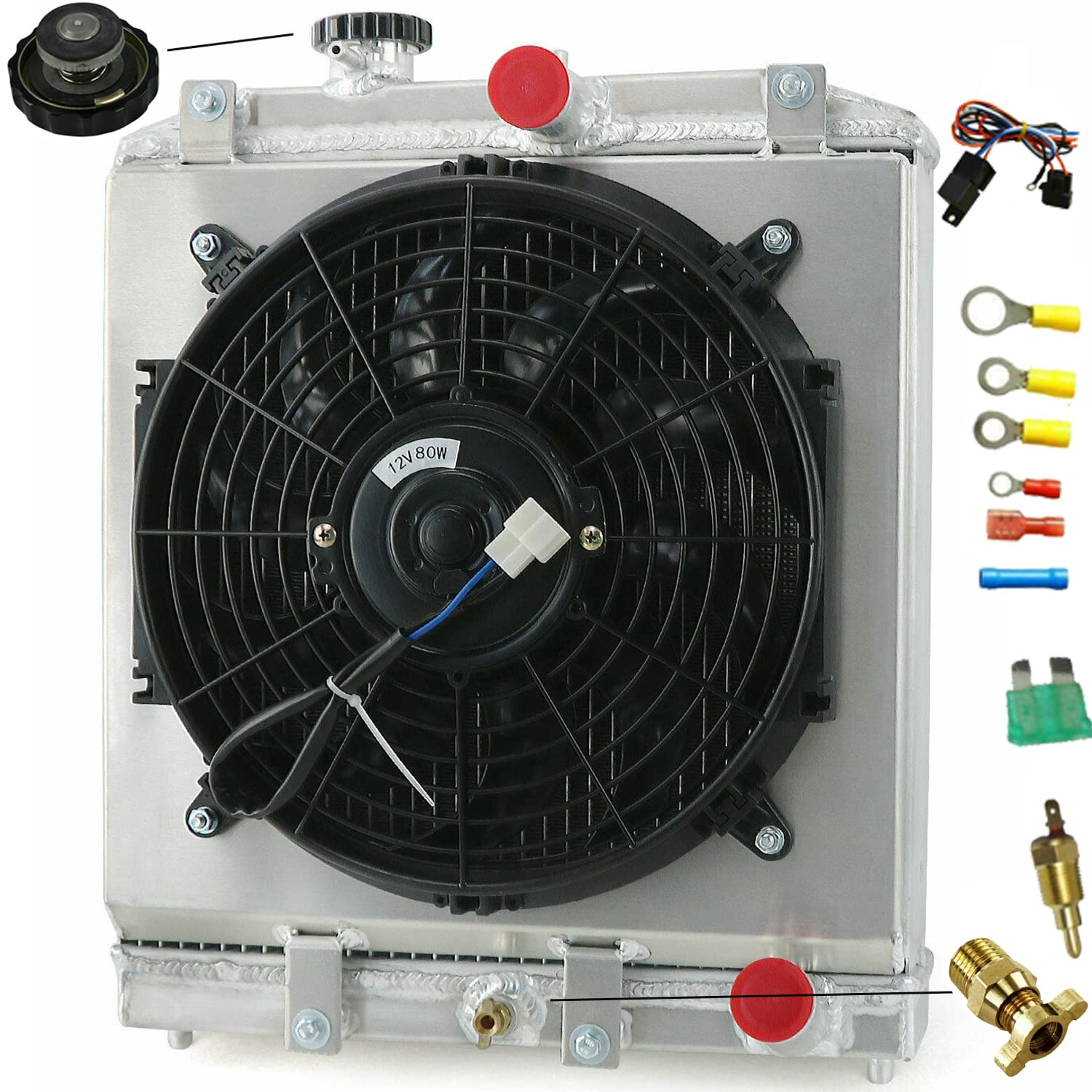 Buy AluRadiador Aluminum Radiator for 19882000 Honda 19922000 Civic