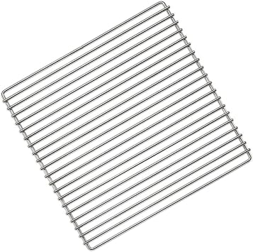 ExclusiveNANGOGEAR Nanko Camp Gear Fire Grill Heavy Roasting Rack, Stainless Steel Wire Mesh, 33.5 cm, 11344 W12
