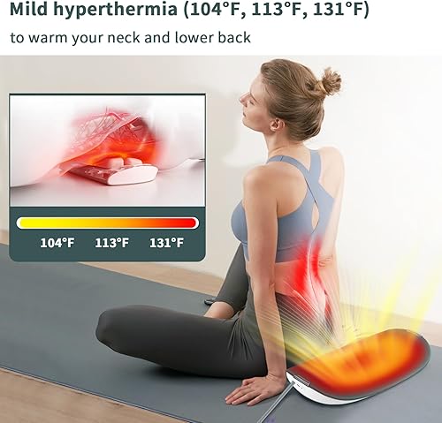 Miniatura 5 de Dispositivo de tracción lumbar y cuello, dispositivo eléctrico de tracción lumbar, dispositivo de tracción cervical con calor y vibración,