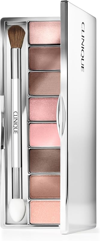 Todo sobre la paleta de sombras de ojos Shadow, 8 tonos sedosos + construibles | Miel negra, rosa y desnuda | Seguro para ojos sensibles