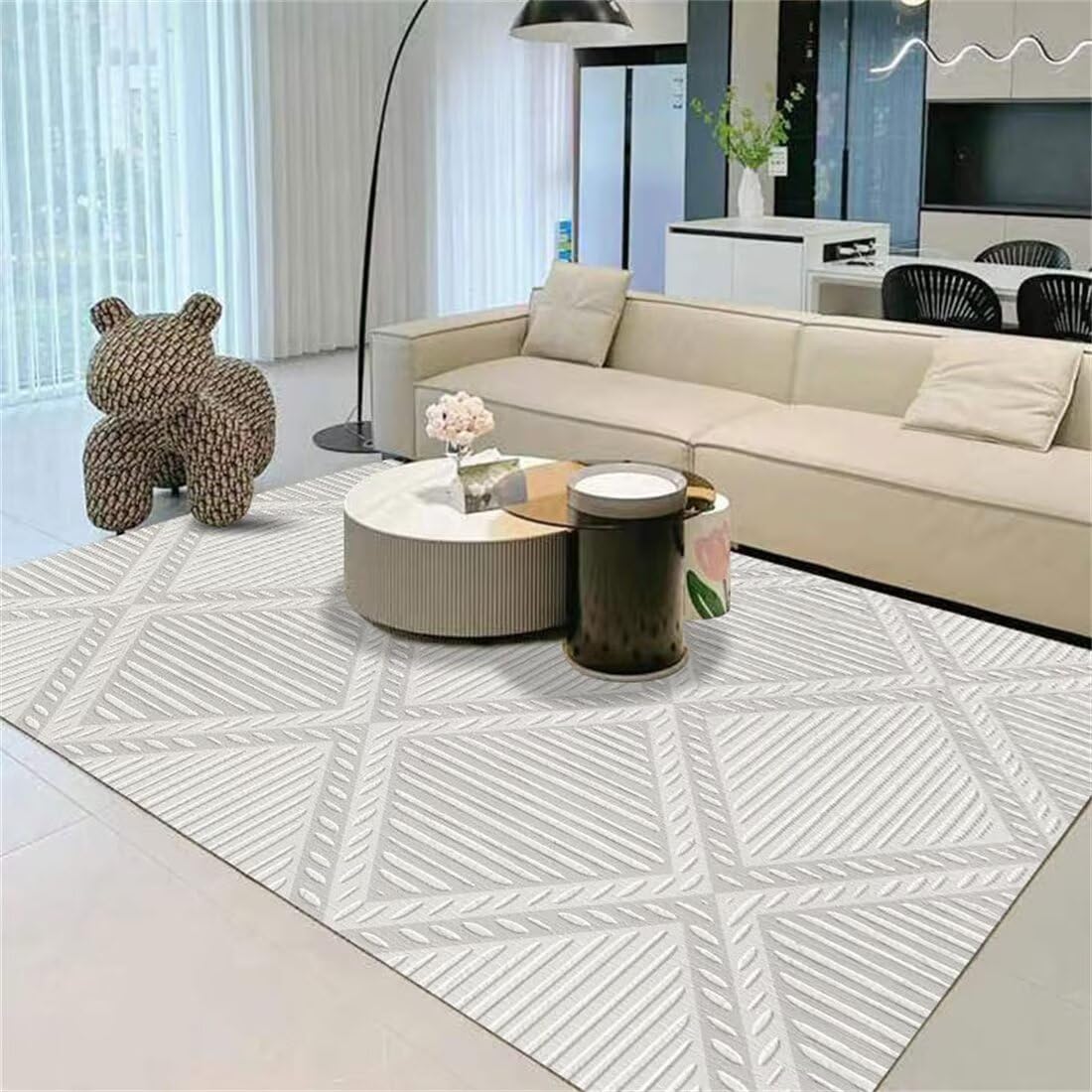 Tapis anti-dérapant moderne 120x160 cm pour habiller une chambre de garçon