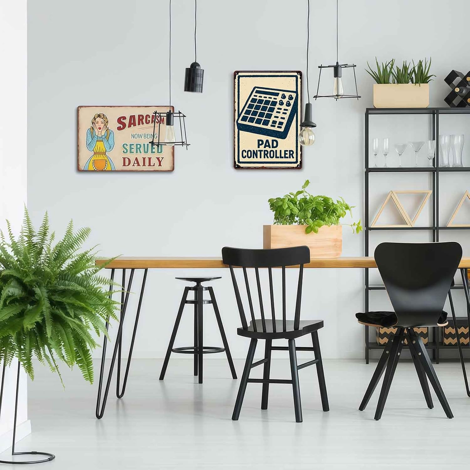 Vintage Pad Controller Metal Signs 8x12 Inch, Music Studio Wall Decor image 5