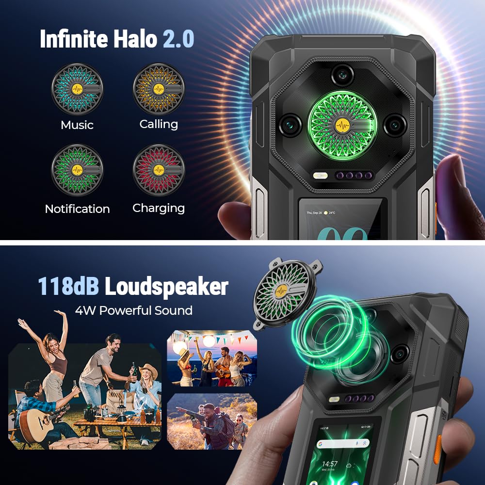 Amazon.com: Ulefone Armor 33 Pro 5G Dual Screen Rugged Phone, 6.95