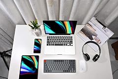 Keychron K2 75% Layout RGB Bluetooth Wireless Mechanical Keyboard with Gateron G Pro Blue Switch/Anti Ghosting/N-Key Rollover, Compact 84 Keys USB Wired Gaming Keyboard for Mac Windows-Version 2