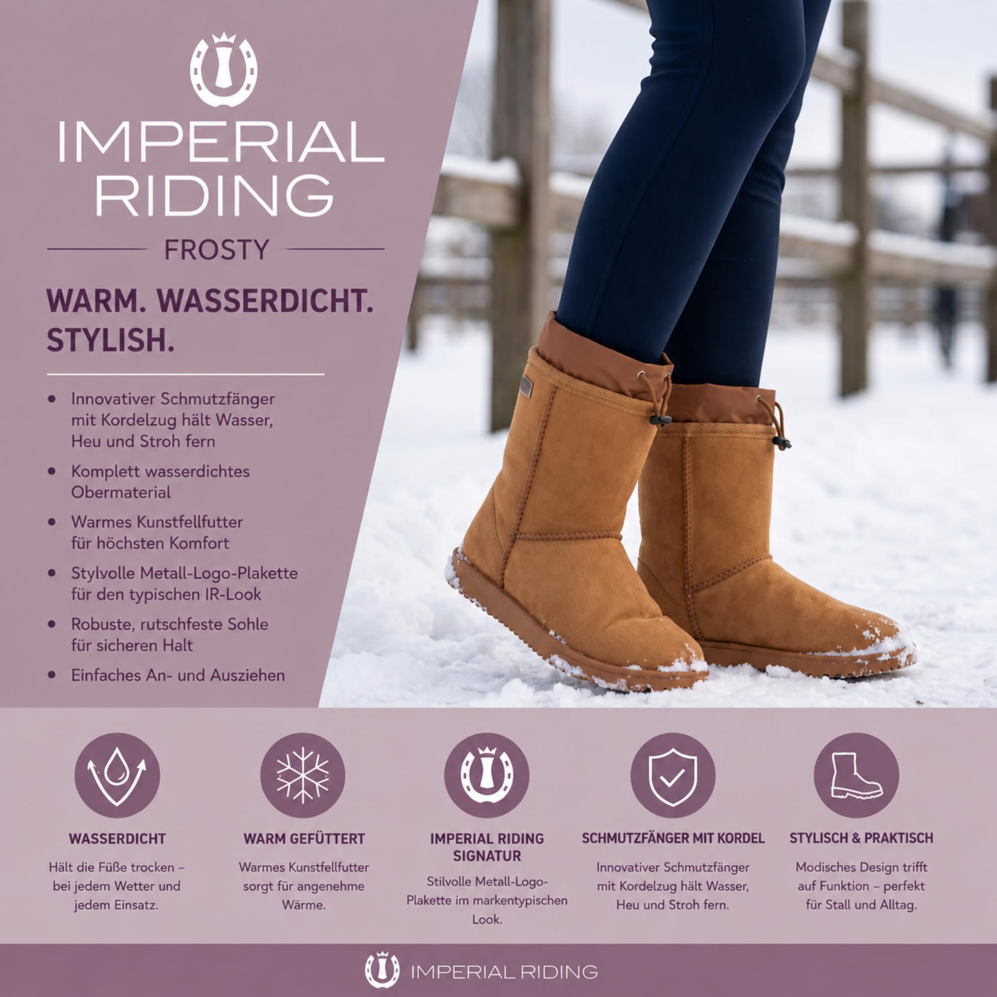 Imperial Riding Stable Boots Irhfrosty Stivali da neveDonna