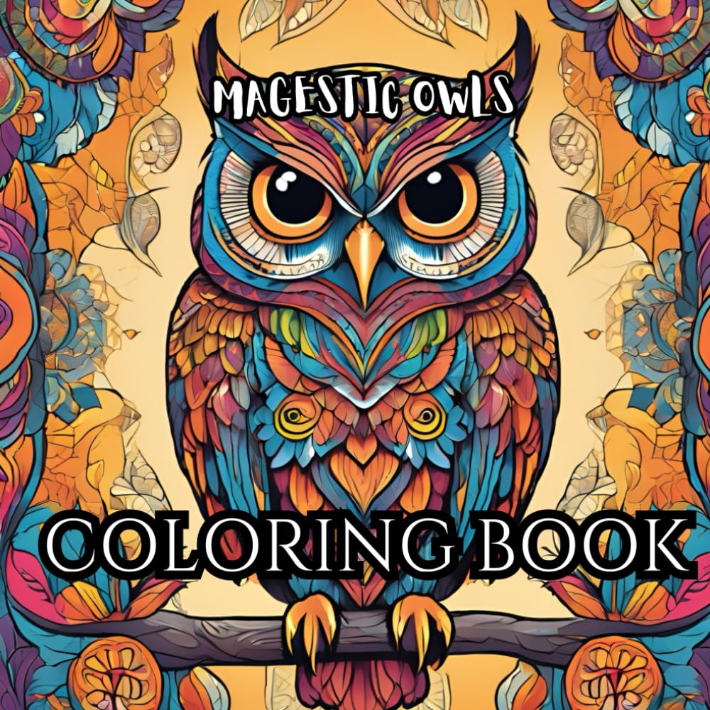 Owl Coloring Book For Adults : Relaxing And Mind Clarity For Bird Lovers .
