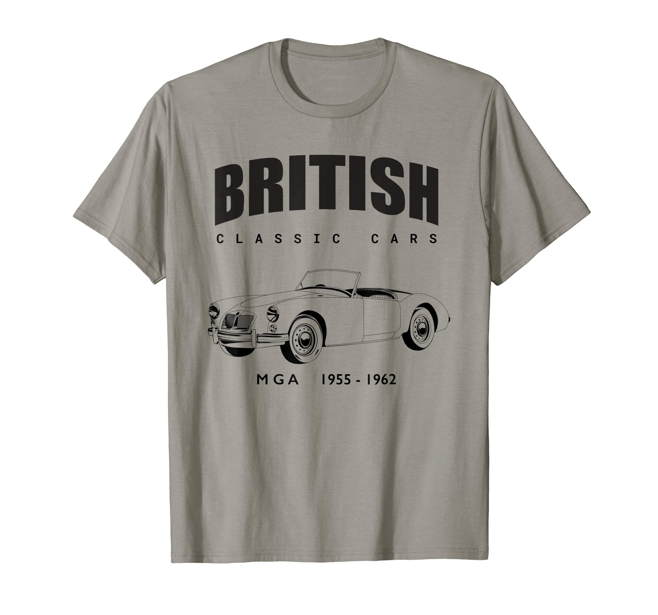 British Classic Sports Cars - MG MGA illustration T-ShirtOEKO-TEX STANDARD 100