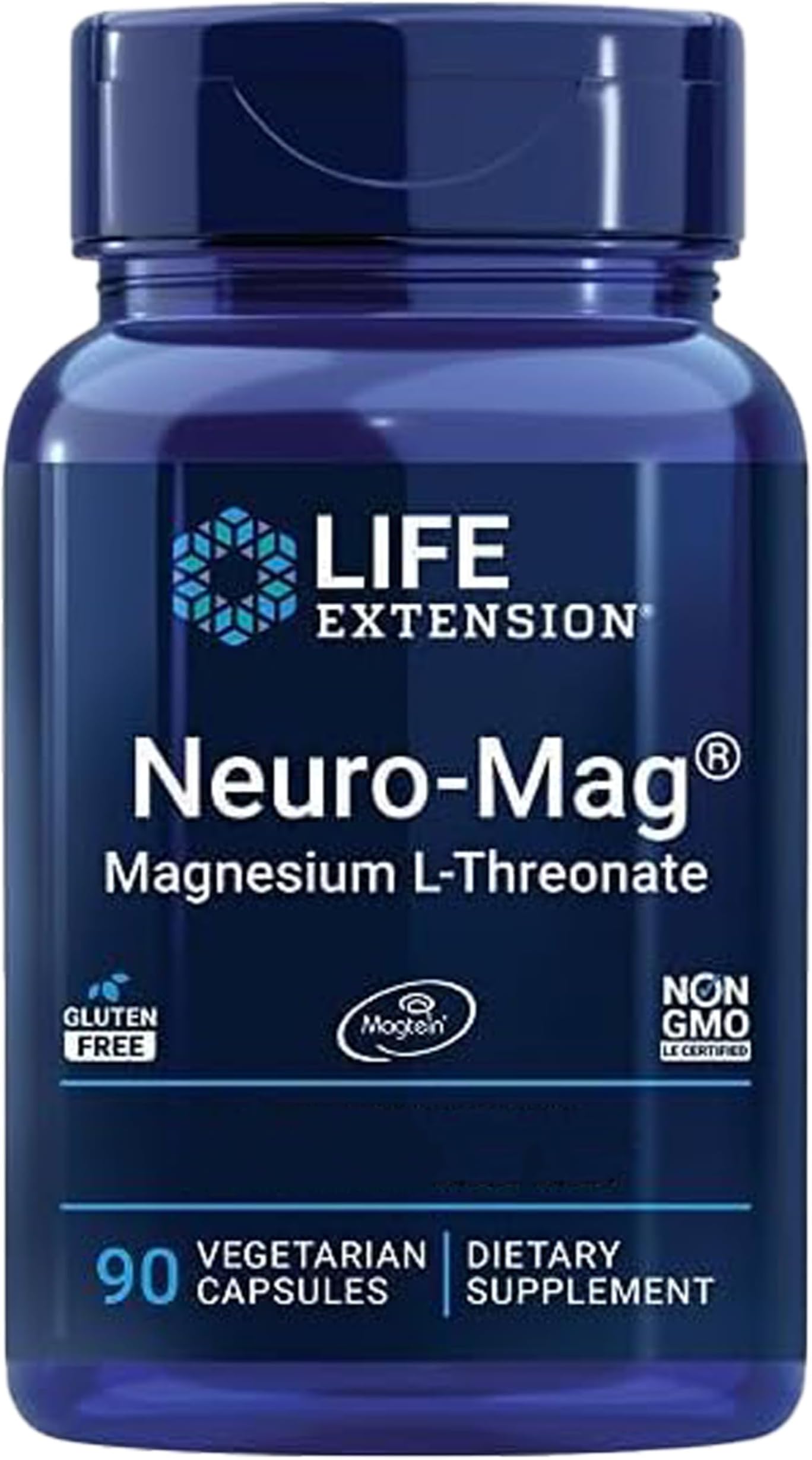 – Neuro-Mag, Magnesium-L-Threonate, Minerals, Muscle Cramps, 90 Capsules, Nutritional Supplement, Vegan, Gluten Free, Soy Free