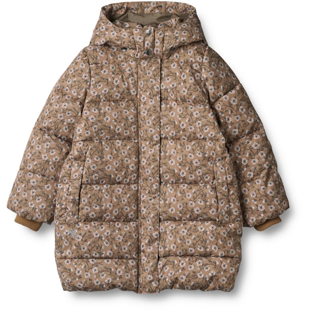 Wheat Yrsa Junior - Abrigo acolchado de invierno para niña, 100% reciclado Poleyster Öko Tex Standard impermeable, transpirable, resistente al viento, certificado Öko Tex Standard