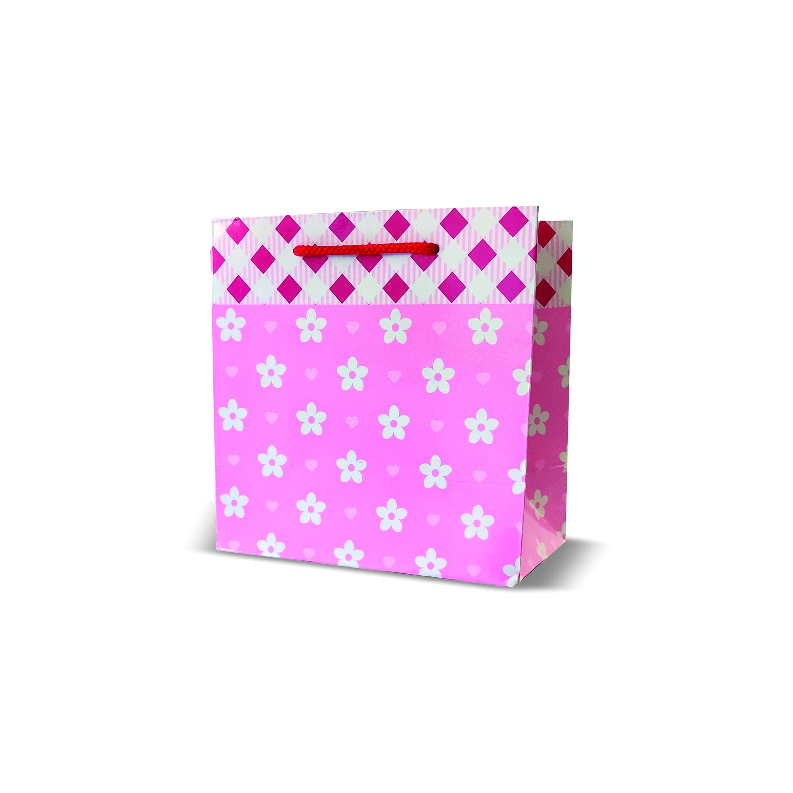 VESTTA -ELEGANCE REDEFINED Gift Paper bag with Polka Dots and Cute Flowers, Pack of 10, Weddings, Festivals, Birthdays, Naming Ceremony. (Small(7.5 Inch (L) x 4 Inch (B) x 7.5 Inch (H), Pink) (B08SQL38CT) Amazon Price History, Amazon Price Tracker