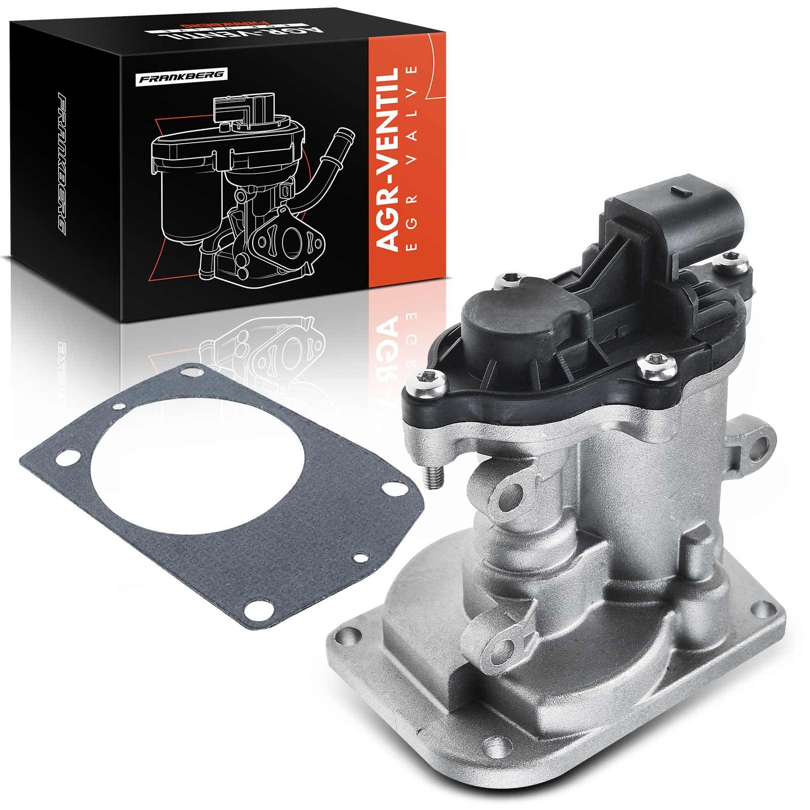 Frankberg Válvula EGR Compatible con Tourneo Connect 1.8 TDCi C-Max DM2 1.8 TDCi Galaxy WA6 1.8 TDCi Focus II Turnier DA DS FFS 1.8 TDCi Mondeo IV BA7 1.8 TDCi Replace# 4M5Q9424CD