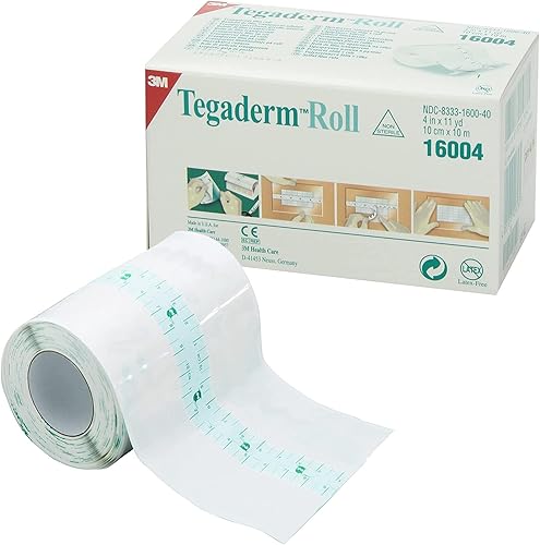 3M rollo de película transparente 1 rolloTegaderm barrera transpirable impermeable vinilo calcomanía - Corte a medida 11 yardas por rollo 1