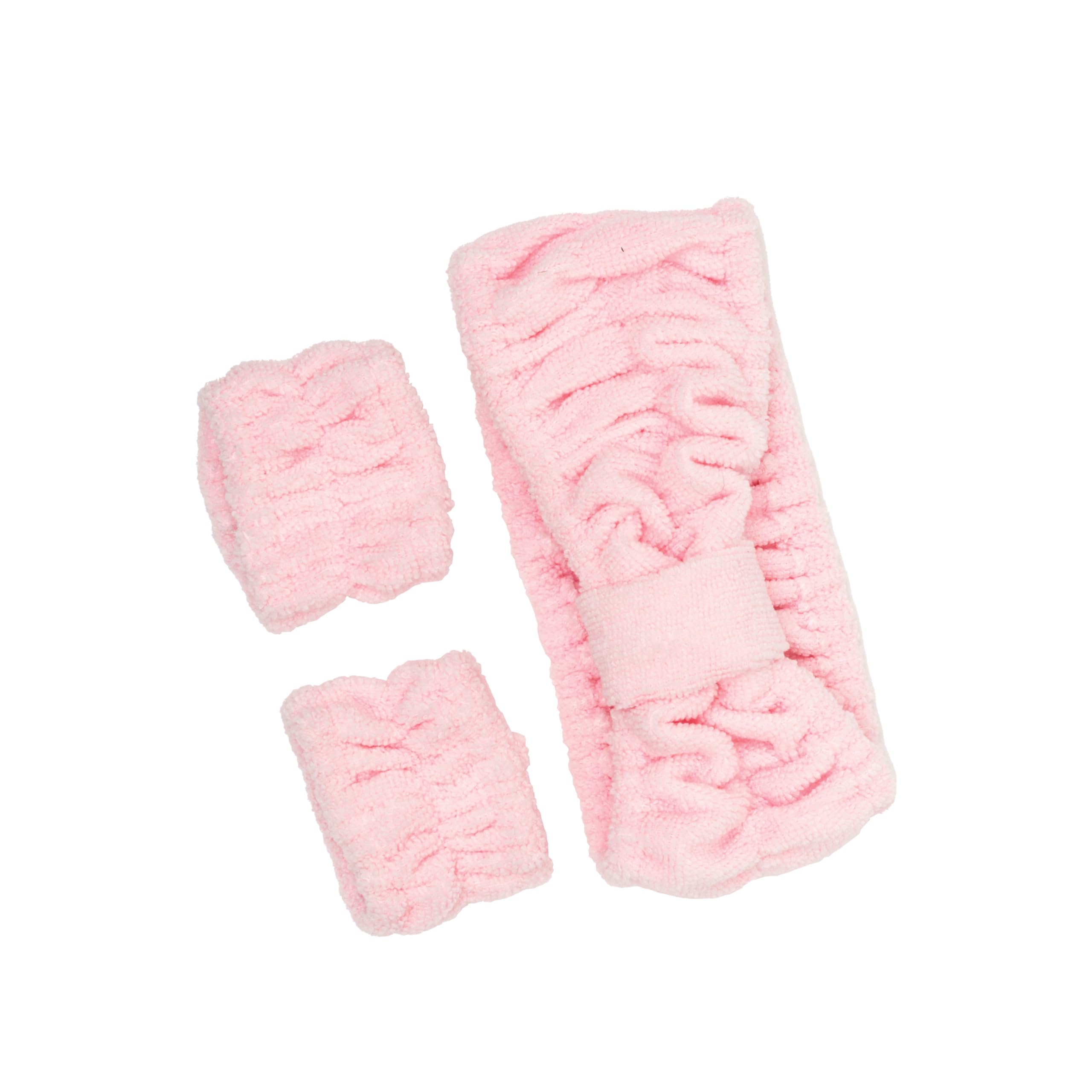 CONAIR 3 PK FACE WASHING HEADWRAP & CUFFS