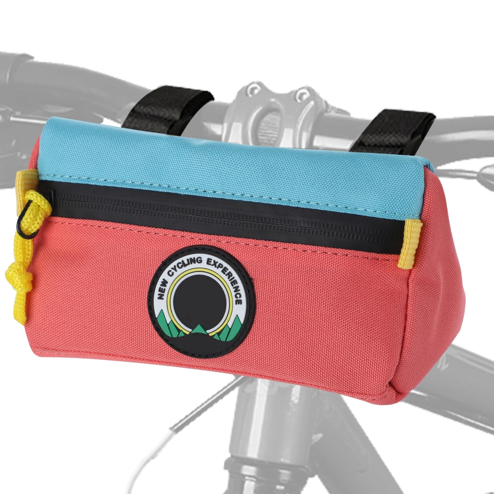 Bike Handlebar Bag, Bike Bag for Front Handlebars, Waterproof Triangle Bike Storage Bag for Balance Bikes, Mountain Bikes, and Road Bicycles