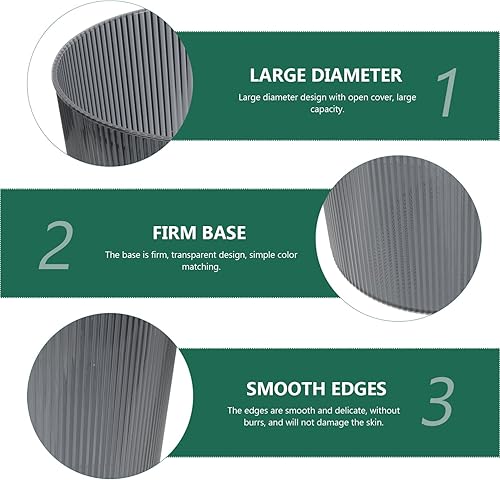 Miniatura 7 de Basura Basura Papelera Despojada Flor Floral Lata de Compost Cocina Uso Pequeño Contenedor Francés Redondo Contenedores Den Dry Crear Accesorios