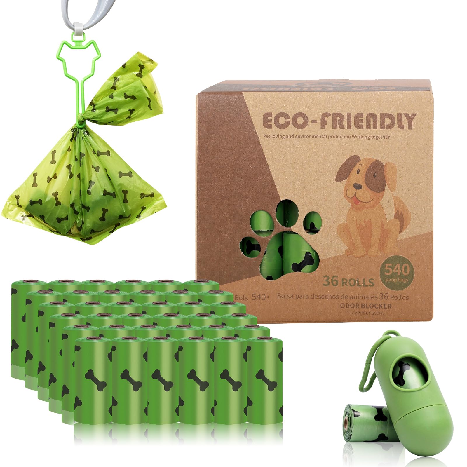 bolsas compostables para popo de perro