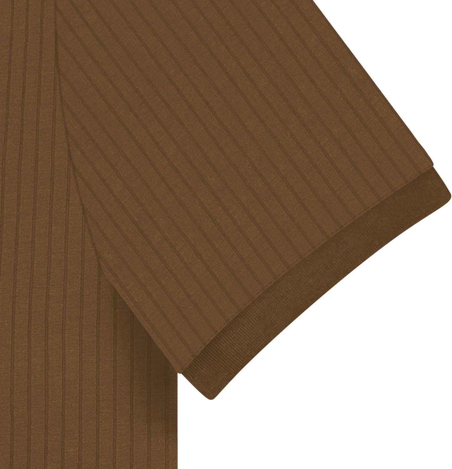 LOGEEYAR Men's Slim Fit Polo Shirts Short Sleeve Breathable Button Down Golf Shirts Ribbed Knit Soft Cotton Tops - Image 4