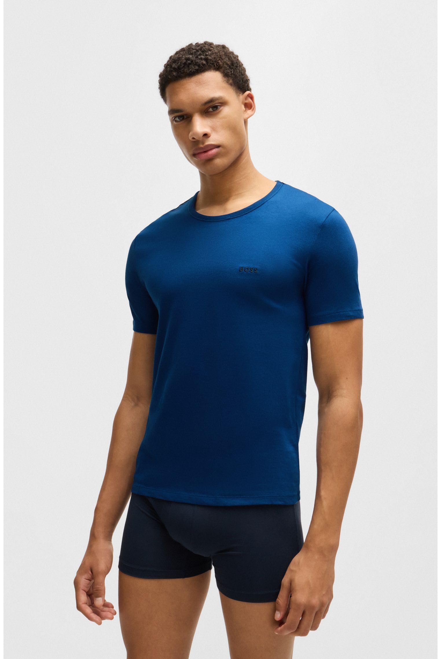BOSS Hommes TShirtRN 3P Classic Lot de Trois t-Shirts en Coton