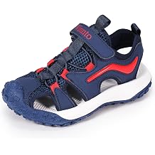 Girls Boys Toddler Sandals Summer Kids Sport Sandals Closed Toe Water Beach Hiking Lightweight Athletic Outdoor