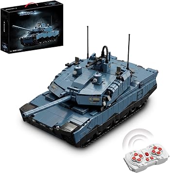 Military RC Abrams-X Tank Building Set for Adults, Remote Control Army Tank ww2 Toys Model Kit, Ideal Gift for World Tanks Fans 2116PCS