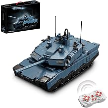Military RC Abrams-X Tank Building Set for Adults, Remote Control Army Tank ww2 Toys Model Kit, Ideal Gift for World Tanks Fans 2116PCS
