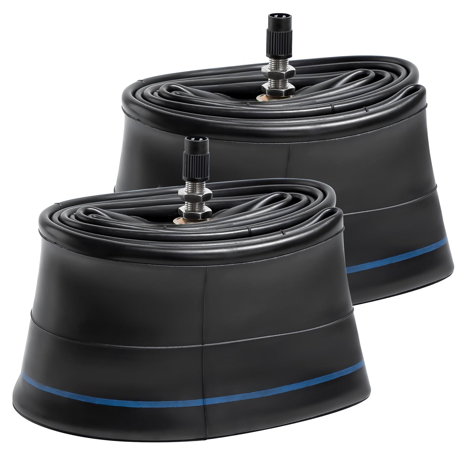 2Pcs chambres à air de moto 3,25/3,50-16 (90/100-16) Valve TR4 Tuyaux intérieurs de moto en caoutchouc butyle haute performance, Compatible 3,25-16 3,50-16 Dirt/Mini Pit Bike Motocross Pneus
