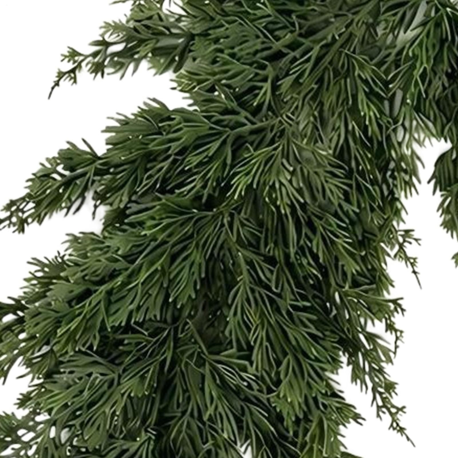 Weihnachtsgirlande Außen 119 cm Künstliche Zeder Wiederverwendbares Grün