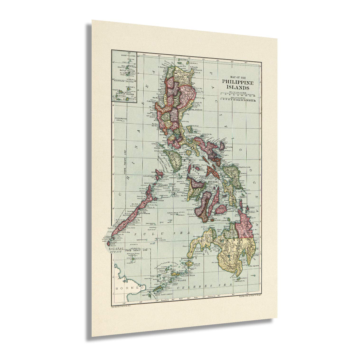 Buy HISTORIX Vintage 1906 Philippines 24x36 Inch Vintage of The