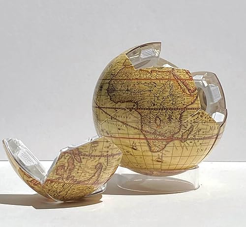 Miniatura 3 de Antique Earth - Globo magnético Snapspheres - 4"