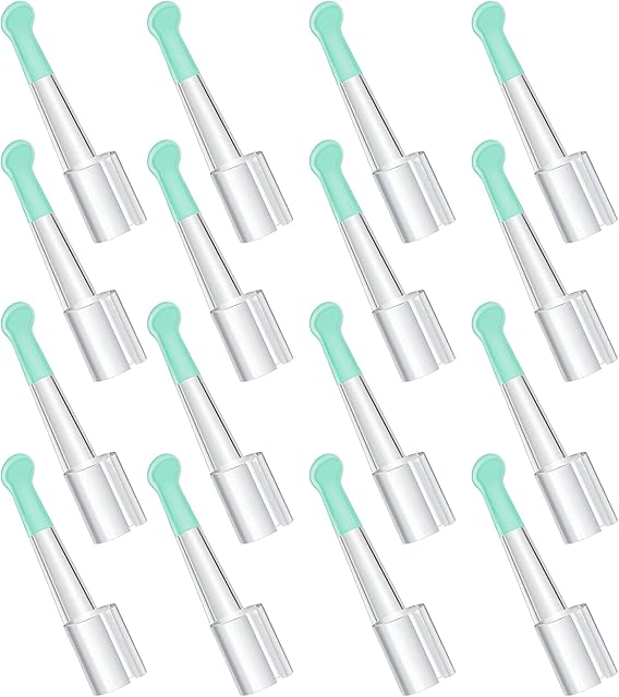 Ear Spoon Tips Ear Cleaner Replacement Tips Ear Cleaner Tips Ear Replacement Pick Ear Wax Removal Replacement Accessories Set for Teens Adults Ear Wax Removal Endoscope (16)