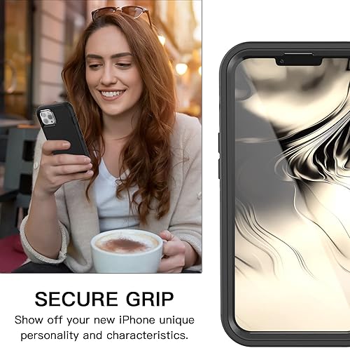 Miniatura 7 de AICase Funda para iPhone 13 Pro Max con funda de clip para cinturón, protector de pantalla, funda protectora resistente para teléfono, protección de