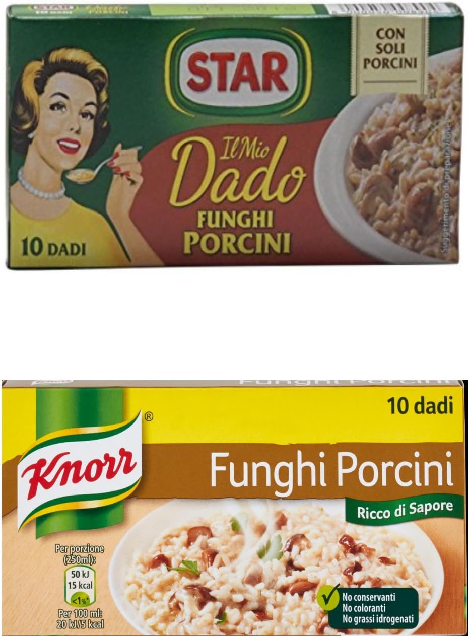 "Il Mio Dado Funghi Porcini" Bouillon Cubes, Porcini Mushroom 10Cubes