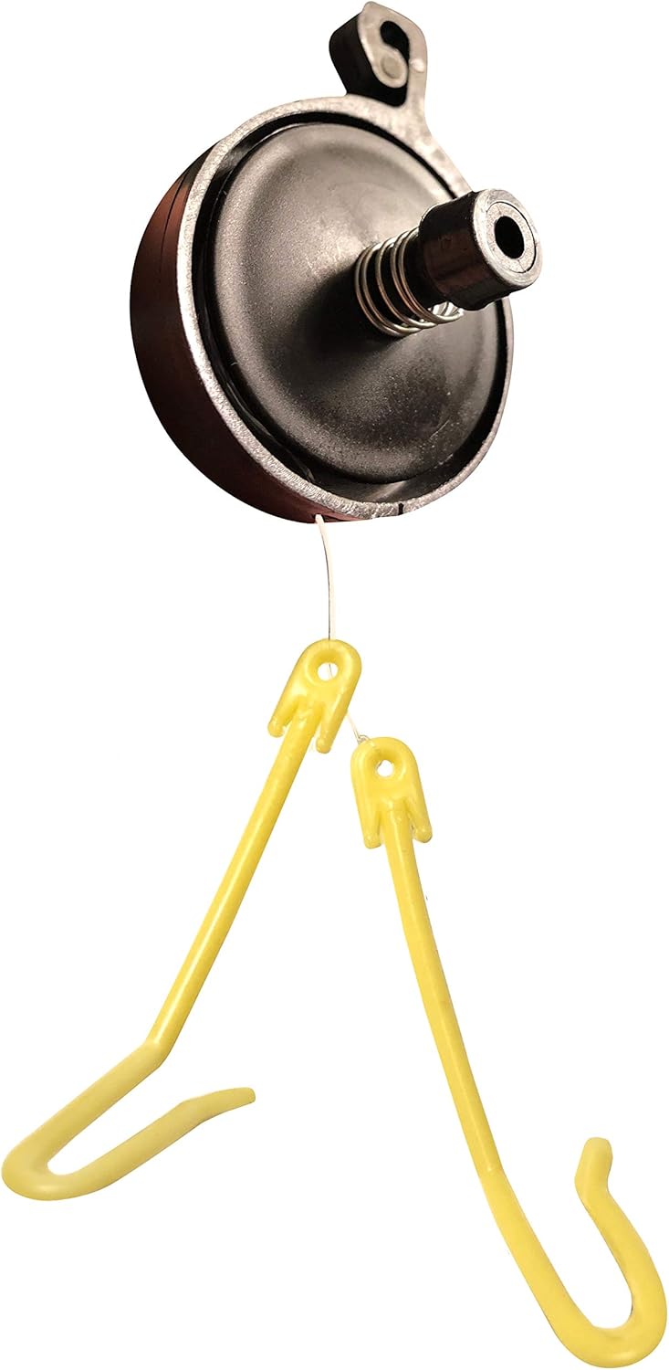 Plant Yoyo Hangers - 100 Pack - 2 Hooks - Plant Support for Stems & Branches with Heavy Buds, Colas, Flowers, Fruits & Vegetables - Great for Grow Tent, Grow Room, and Garden