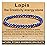 AD Beads Handmade Gemstone Stretch Elastic Bracelet Crystal Healing Reiki Nature\'s Beauty and Spiritual Essence Unisex (4mm, Lapis Lazuli)