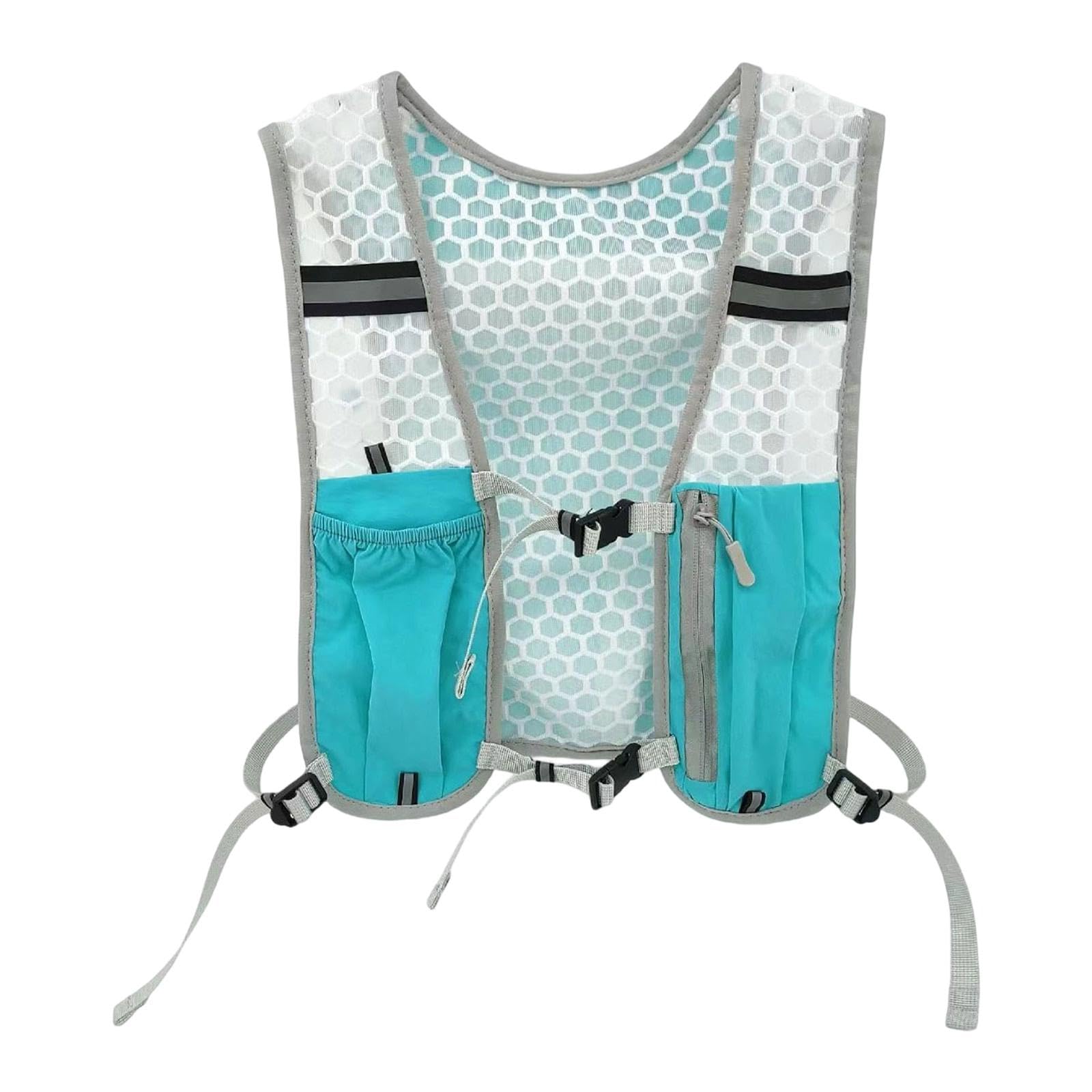 Hydration Backpack Running Vest Water Bladder Bag Daypack for Outdoor Sports Blue | Hydration Packs | Hiking Backpacks | Camping & Hiking | Outdoor Sports-image-30