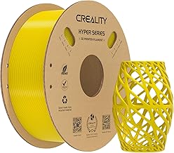 Creality Yellow PETG Filament 1.75mm for K1 Max, High Speed Designed 3D Printer Filament 30-600mm/s, 1kg(2.2lb)/Spool, Hyper PETG Filament, ±0.02mm
