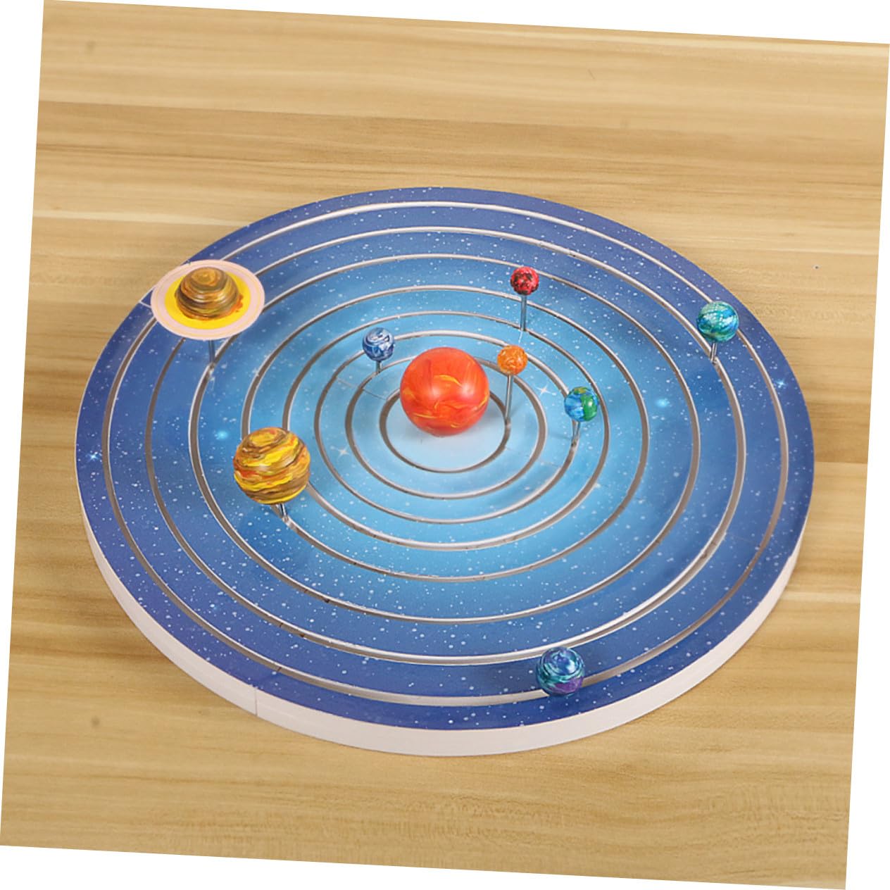 Kit de Pintura y Montaje Planetas Sistema Solar Juguete Educativo para Manualidades DIY Decoración Infantil