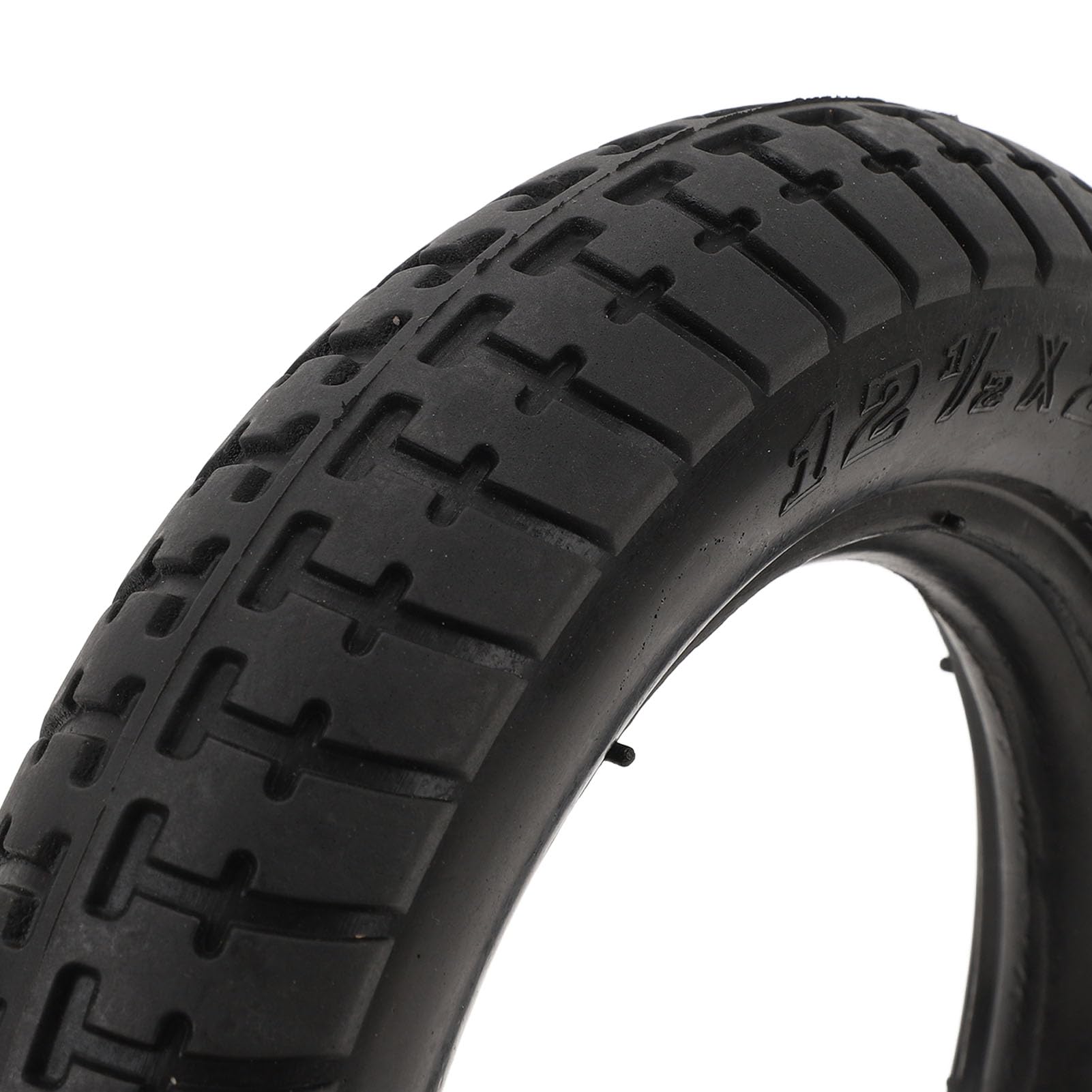 Asixxsix Pneu en Caoutchouc Plein 12,5 X 2,25, Roue de Rechange 12 Pouces, Anti-crevaison, Résistante à L'usure, pour Scooters électriques, avec Chambre à Air et Pneu