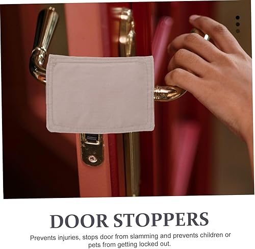 Miniatura 7 de Angoily Tapón de puerta de seguridad, 3 uds, cierre de topes de puerta, protector de tapones para bebés, niños, uso moderno, grande, lindo, tapón de