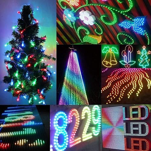 Miniatura 7 de Set de 5 luces LED individuales direccionables, de WESIRI, WS2811, para módulo de píxeles, impermeabilidad IP68, RGB