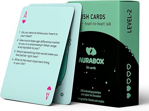 Juego de cartas de mesa para adultos 208 preguntas de conversación para parejas y amigos - Profundizar las conexiones, mejorar la comunicación y